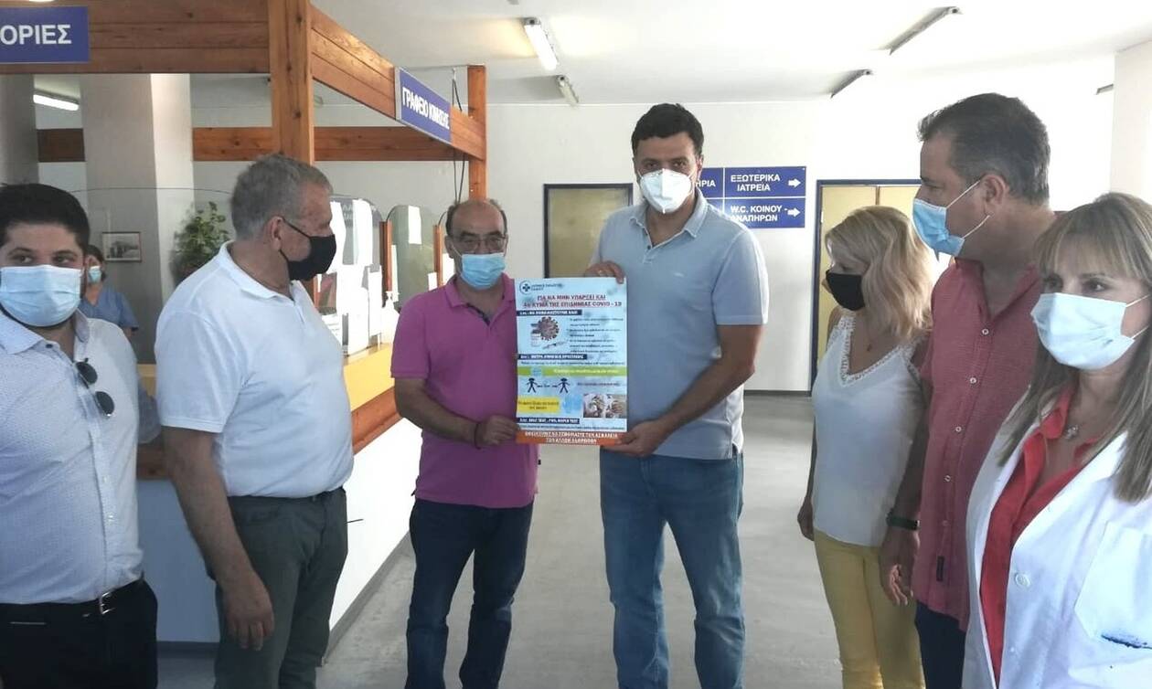 Επίσκεψη Κικίλια στο Γενικό Νοσοκομείο Σάμου - Αυξήθηκαν οι εμβολιασμοί στο νησί