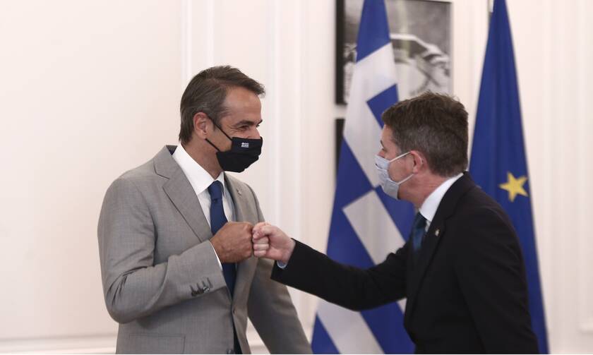 Συνάντηση του πρωθυπουργού με τον πρόεδρο του Eurogroup