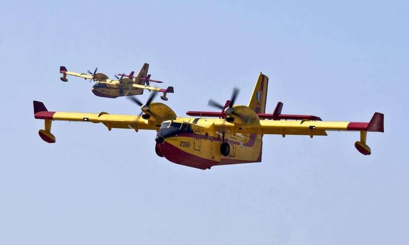 Δύο Canadair CL-415 στέλνει η Ελλάδα στην Ιταλία για τις καταστροφικές πυρκαγιές στη Σαρδηνία