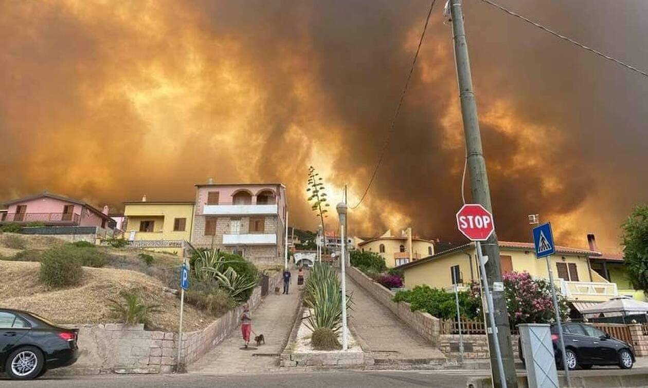 Φωτιές στην Ιταλία: Σε κατάσταση έκτακτης ανάγκης η Σαρδηνία