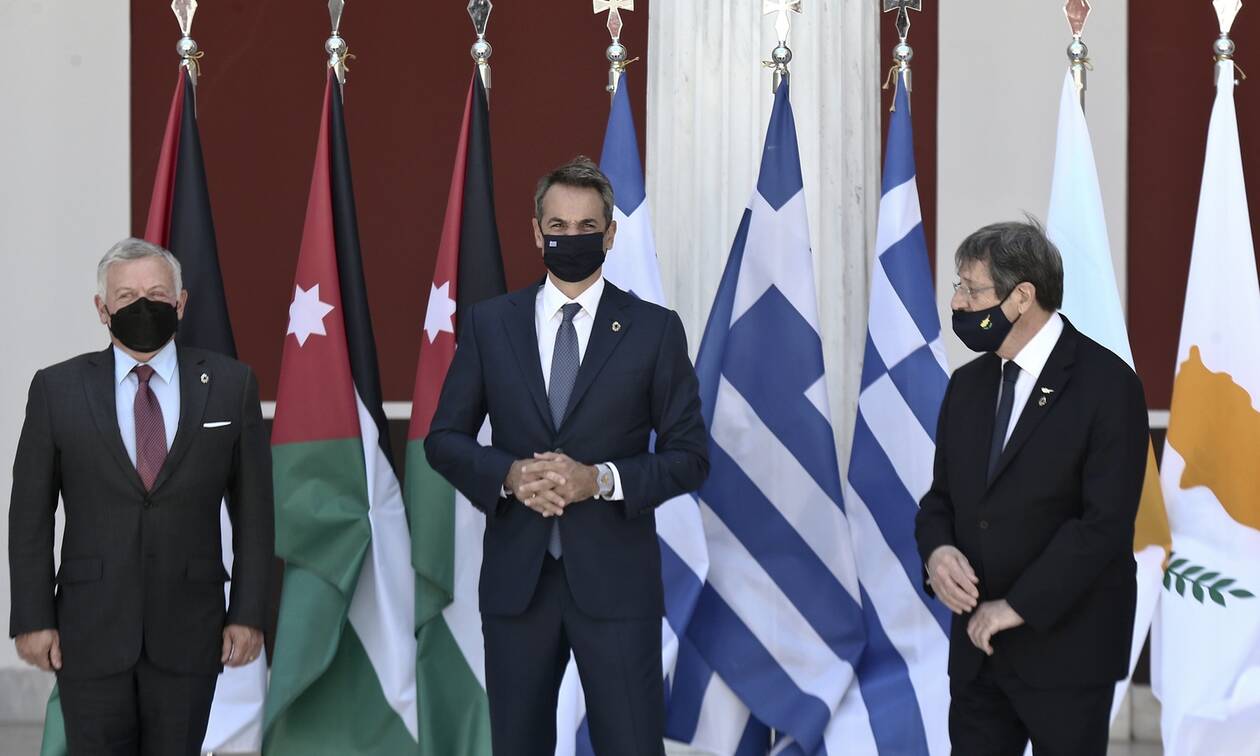Τριμερής Ελλάδας - Κύπρου - Ιορδανίας: Όχι στις μονομερείς ενέργειες της Τουρκίας