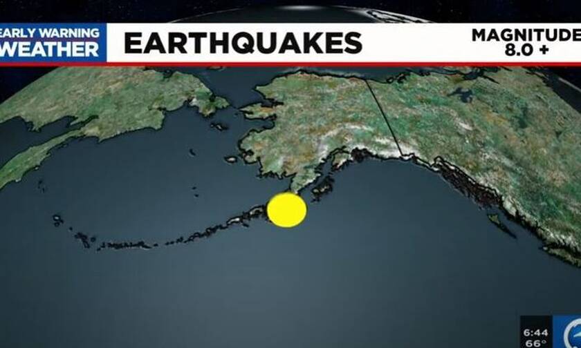 Άρση προειδοποίησης για τσουνάμι μετά τον σεισμό στην Αλάσκα