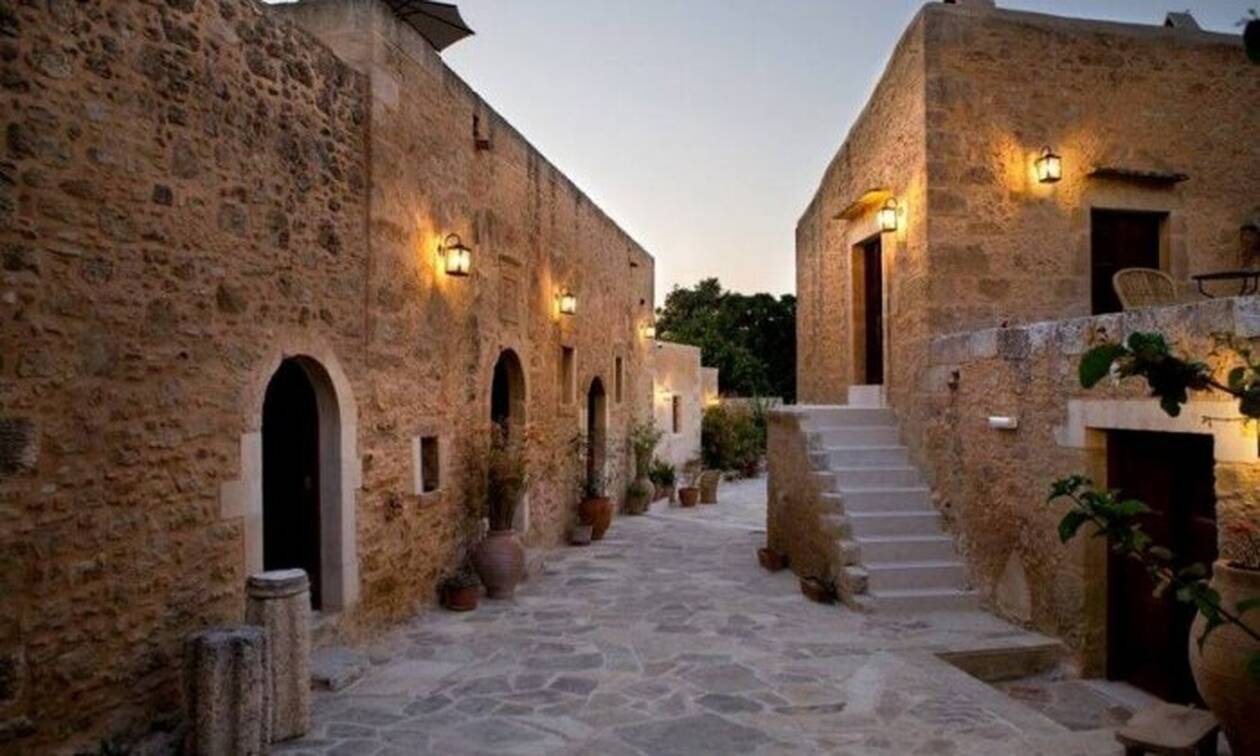 Η μεταμόρφωση ενός εγκαταλελειμμένου χωριού του 16ου αιώνα στην Κρήτη σε ξενοδοχείο