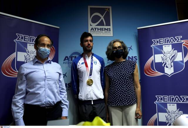 Στην Ελλάδα ο χρυσός Ολυμπιονίκης Μίλτος Τεντόγλου