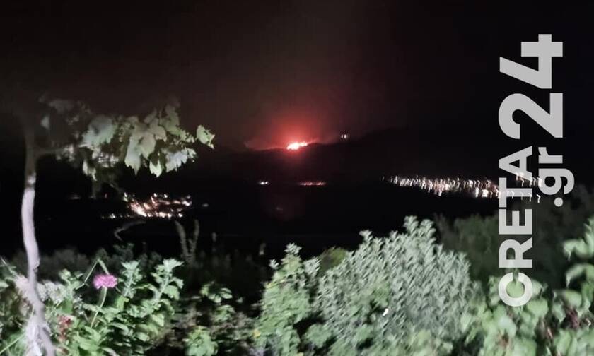 Φωτιά ΤΩΡΑ: Συναγερμός και στην Κρήτη - Πυρκαγιά στο Καστέλλι Φουρνής στο Λασίθι