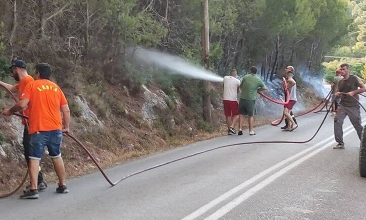 Ζάκυνθος: Σε ύφεση οι φωτιές στο νησί - Περιπολίες για την αποφυγή εμπρηστικών ενεργειών (vid)