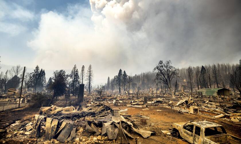H καταστροφική πυρκαγιά Dixie στην Καλιφόρνια