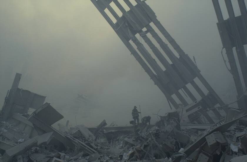 Tα ερείπια της 11ης Σεπτεμβρίου