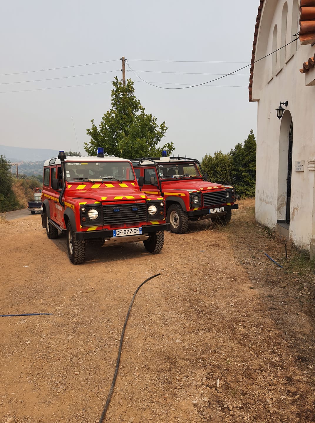 Πυροσβέστες στη Γορτυνία