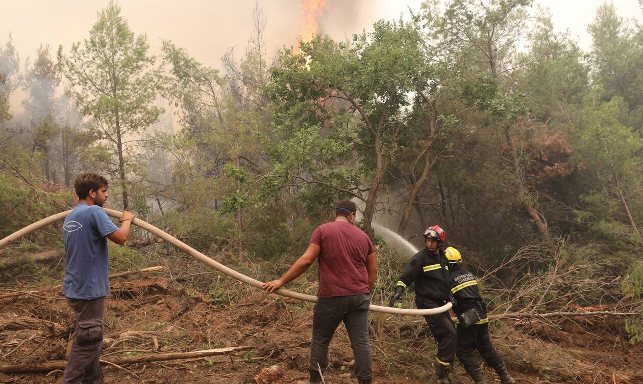 Φωτιά – Β. Εύβοια: Οι κάτοικοι γύρισαν πίσω στα χωριά και μετρούν τις πληγές τους
