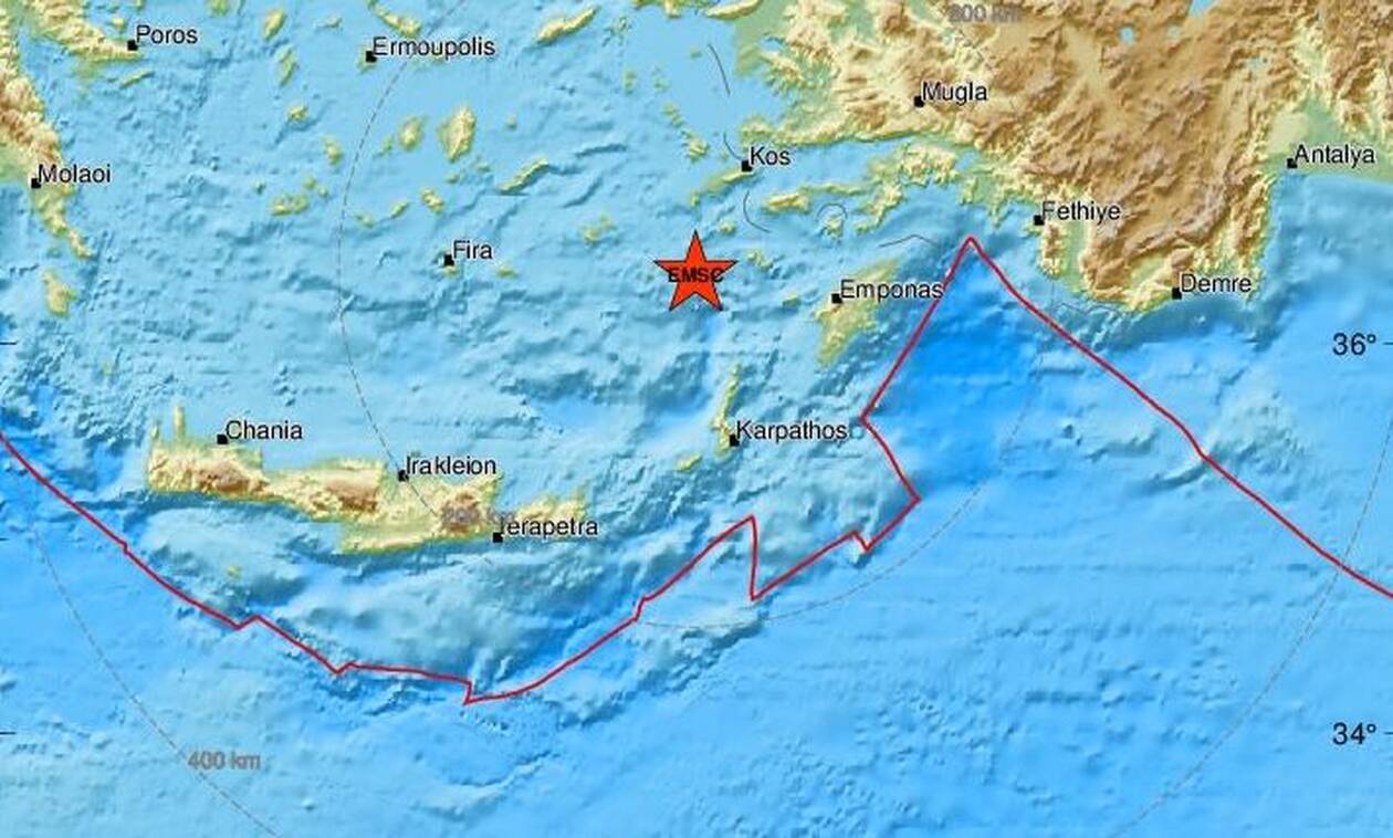 Σεισμός ΤΩΡΑ κοντά σε Νίσυρο και Τήλο (pics)