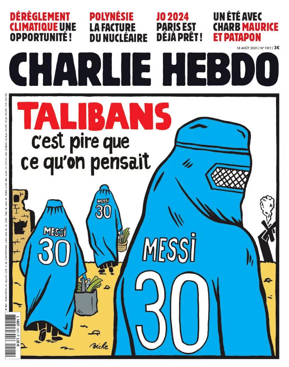 Charlie Hebdo Αφγανιστάν Μέσι