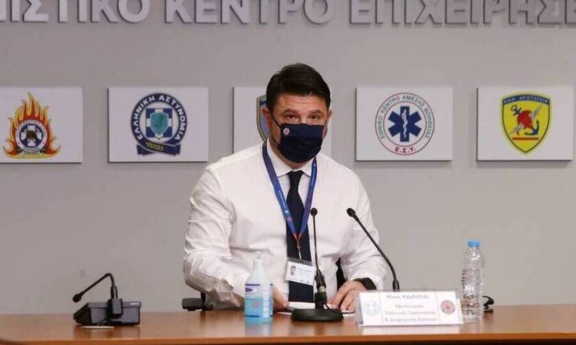 Ο υφυπουργός Πολιτικής Προστασίας, Νίκος χαρδιαλιάς πήρε εξιτήριο από το νοσοκομείο