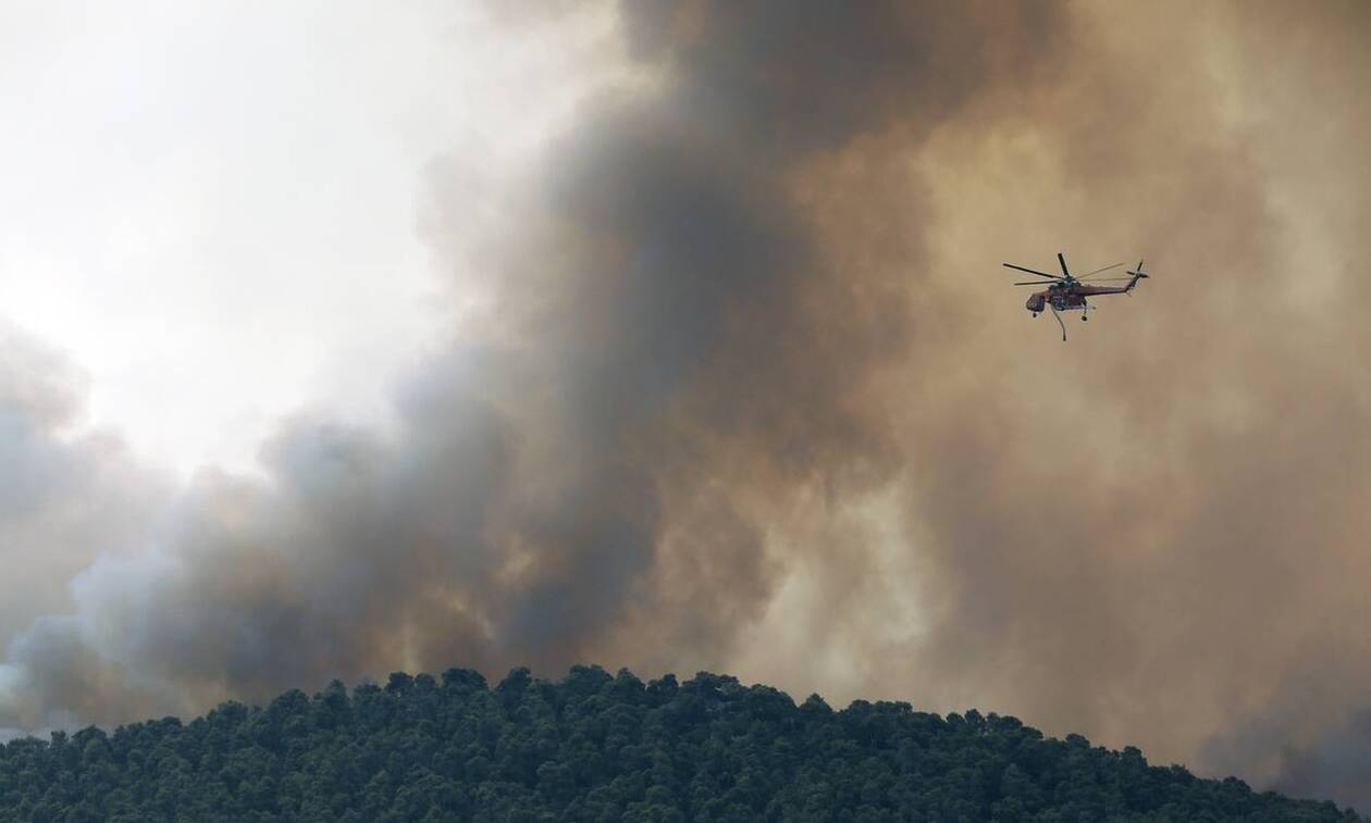 Φωτιά στα Βίλια: Όλες οι δυνάμεις στο νότιο μέτωπο - Ανησυχία για τις αναζωπυρώσεις