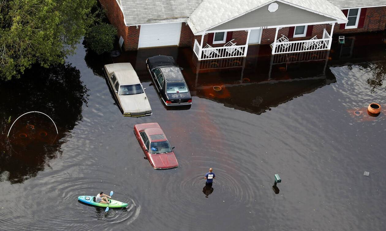 Πλημμύρες στη Βόρεια Καρολίνα: Εικόνες Αποκάλυψης - Δύο νεκροί και 20 αγνοούμενοι