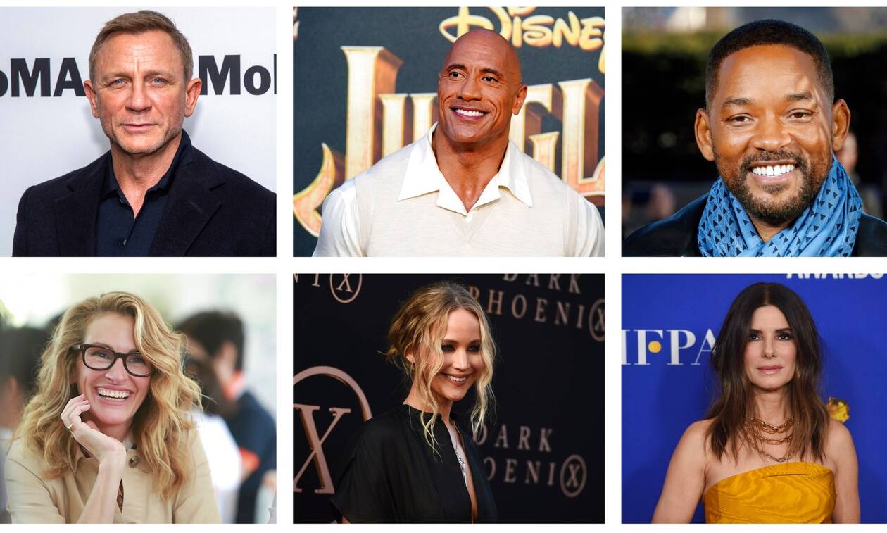 Αυτοί είναι οι 15 πιο ακριβοπληρωμένοι ηθοποιοί του Χόλιγουντ: Το Netflix έφερε τη μεγάλη ανατροπή