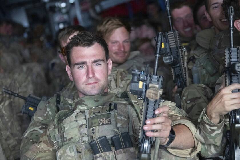 Βρετανοί στρατιώτες  Αφγανιστάν Καμπούλ Μπόρις Τζόνσον