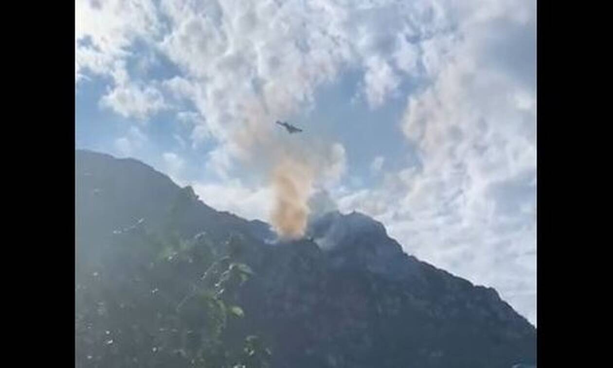 Φωτιά ΤΩΡΑ: Πυρκαγιά στο Άγιο Όρος, κοντά στη σκήτη της Αγίας Άννας