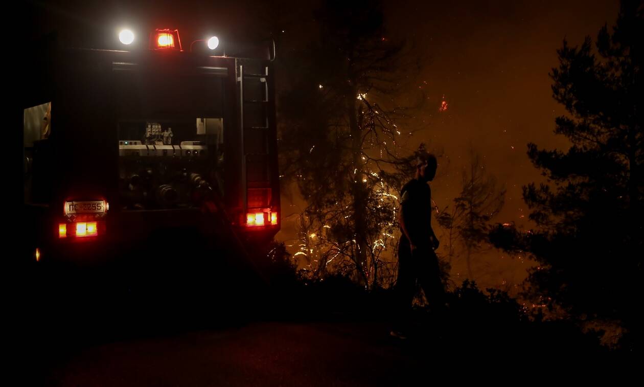 Φωτιά στο Δίστομο: Μάχη με τις φλόγες - Σε ύφεση το πύρινο μέτωπο