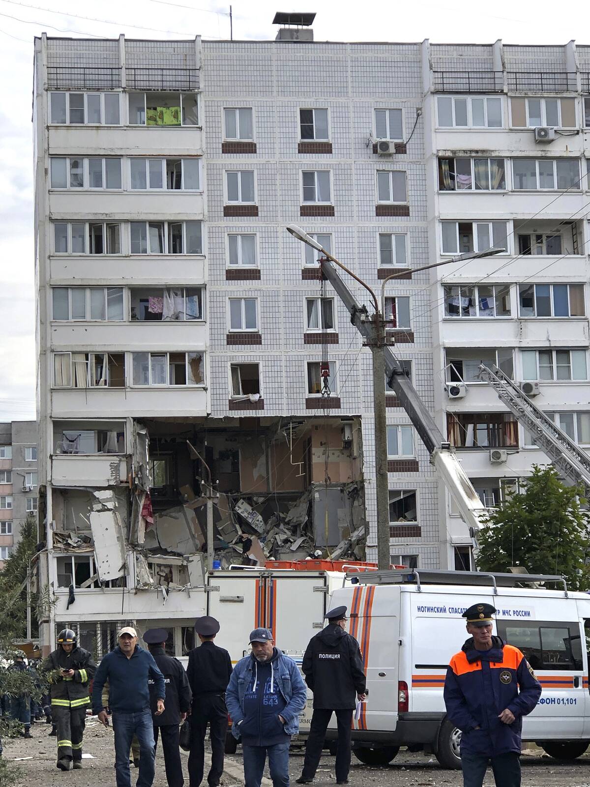 Έκρηξη στο Νογκίνσκ, κοντά στη Μόσχα.