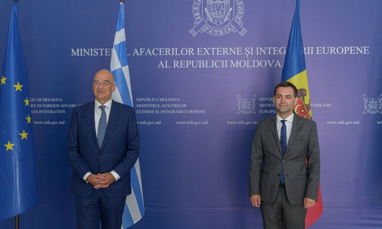 Δένδιας: Η Ελλάδα θα στηρίξει την ευρωπαϊκή προοπτική της Μολδαβίας