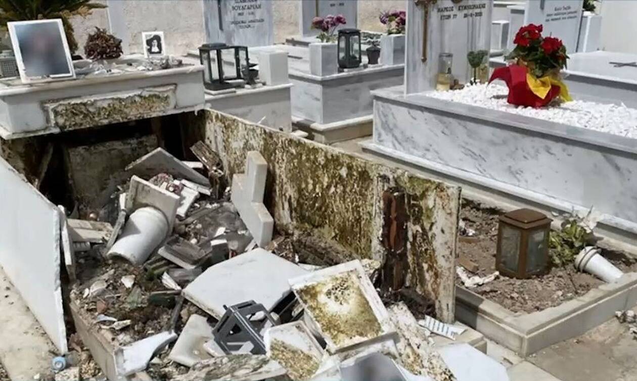 Κατέστρεψαν τάφο 20χρονης στην κηδεία του Mad Clip – Τι έγινε με τον σταυρό και το κινητό του (vid)