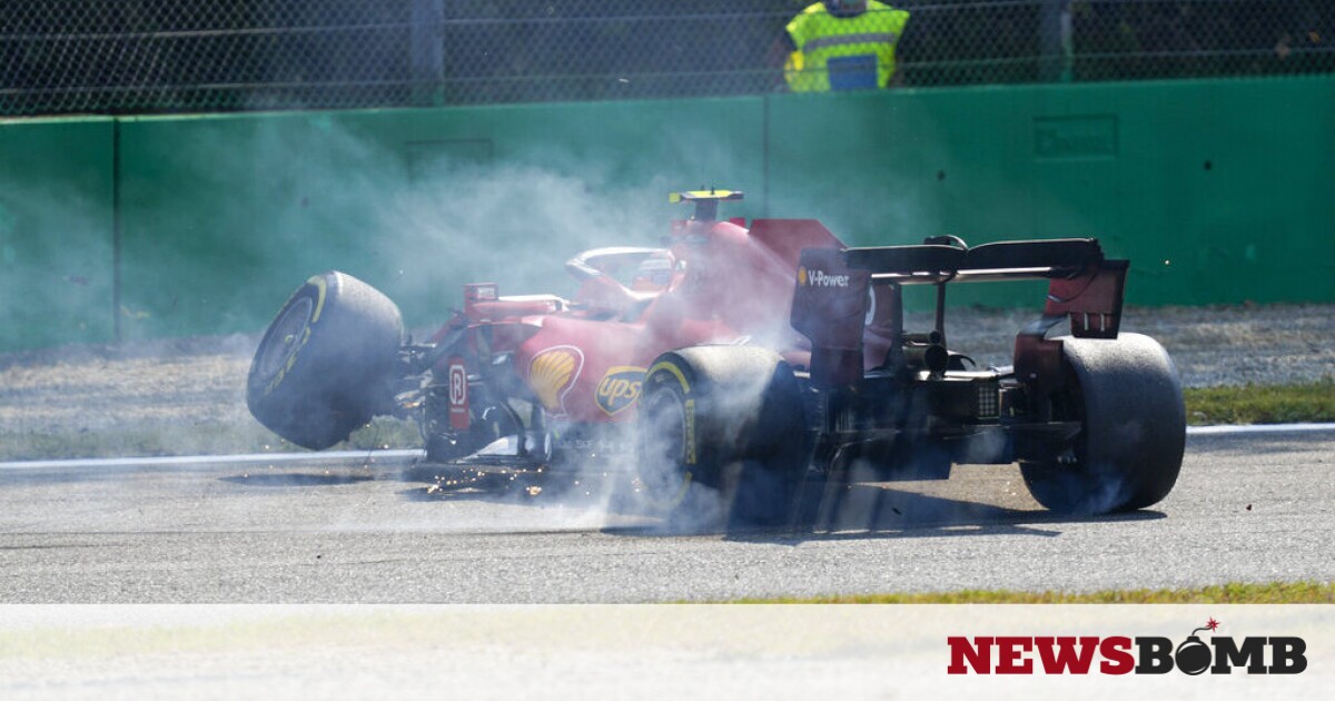 Formula 1: il terribile incidente di Carlos Sainz in Italia (video+foto) – Newsbomb – Notizie