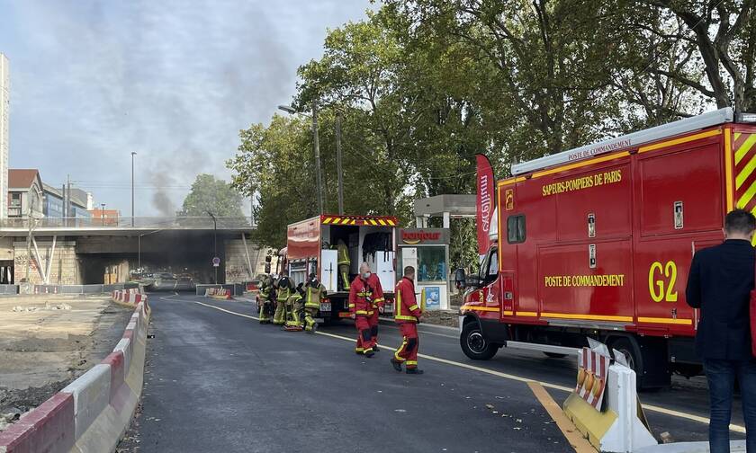 Γαλλία: Φωτιά κοντά στη γέφυρα Pont National στο Παρίσι
