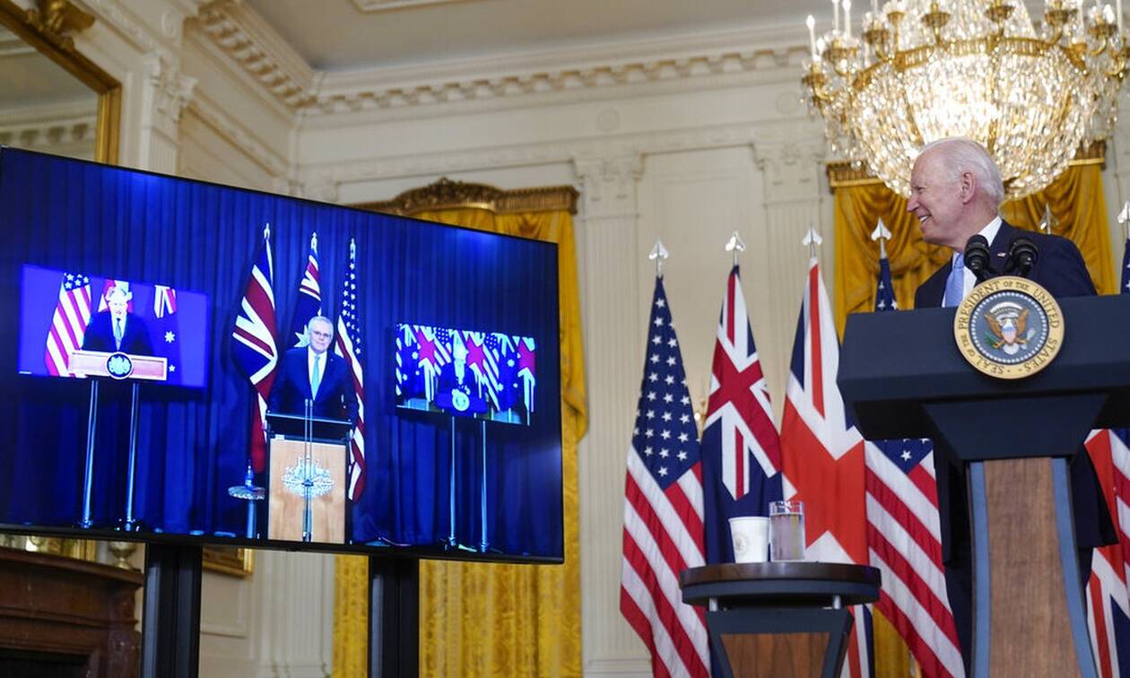 AUKUS: «Άρχισαν τα όργανα» μετά τη συμφωνία ΗΠΑ, Βρετανίας, Αυστραλίας - Έξαλλες Κίνα και Γαλλία