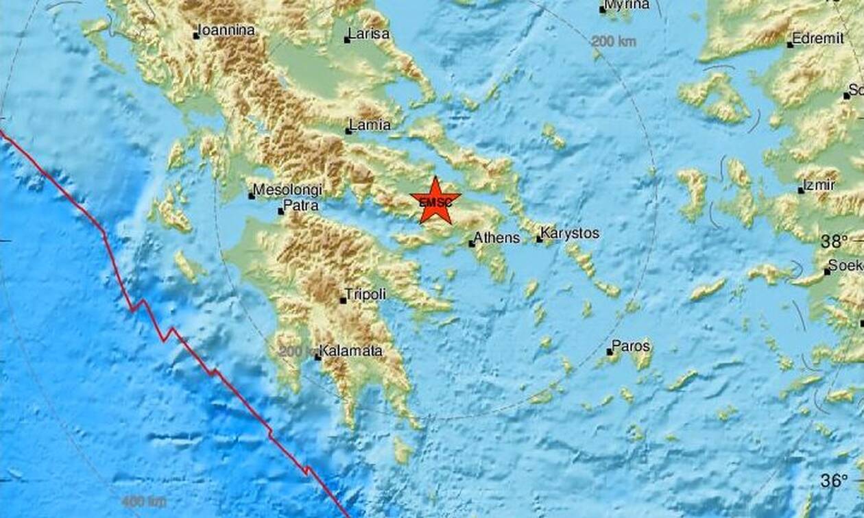 Σεισμός στη Θήβα - Αισθητός σε Αθήνα και Χαλκίδα (pics)