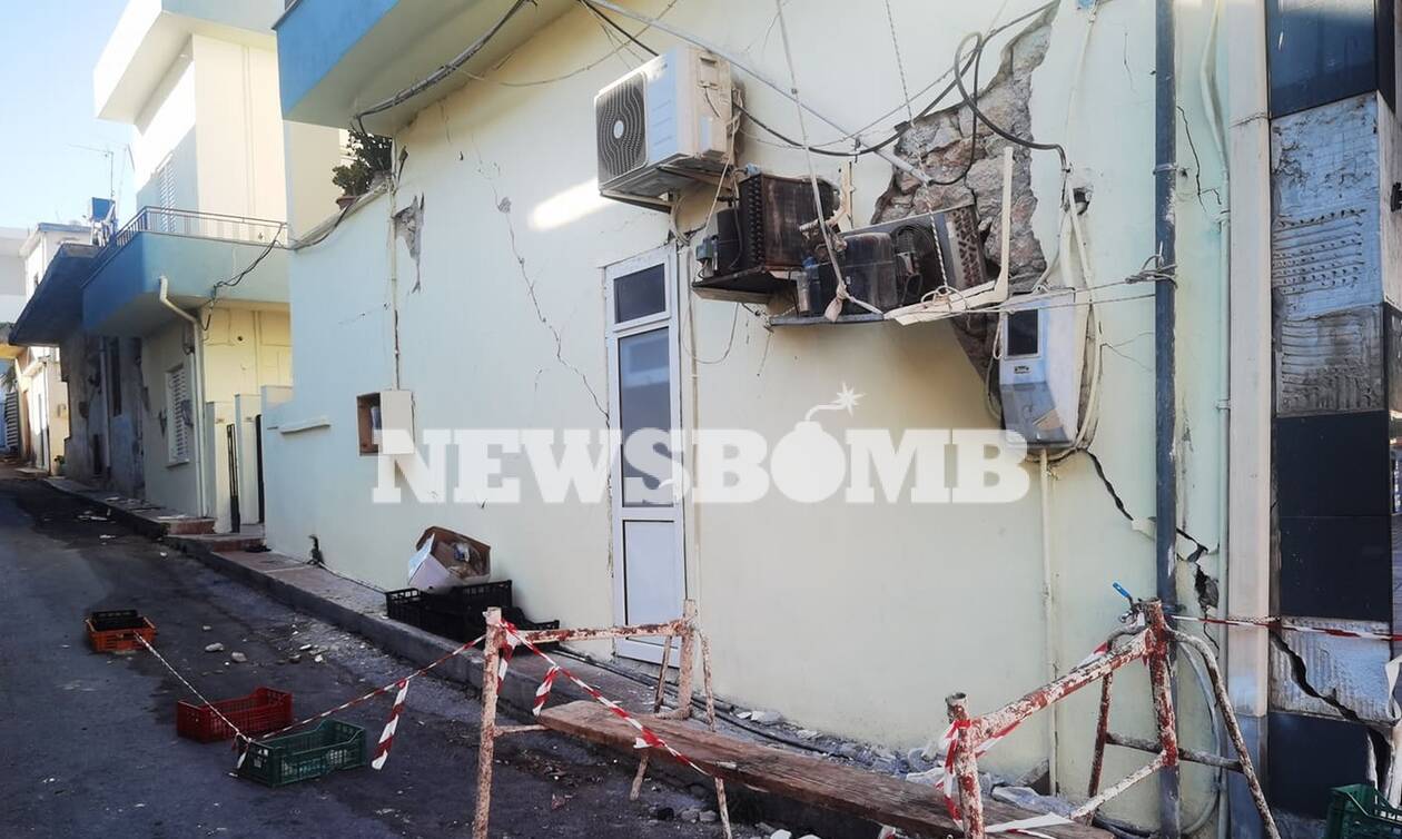 Ρεπορτάζ Newsbomb.gr: Συγκλονίζουν οι εικόνες καταστροφής από τον σεισμό στη Κρήτη
