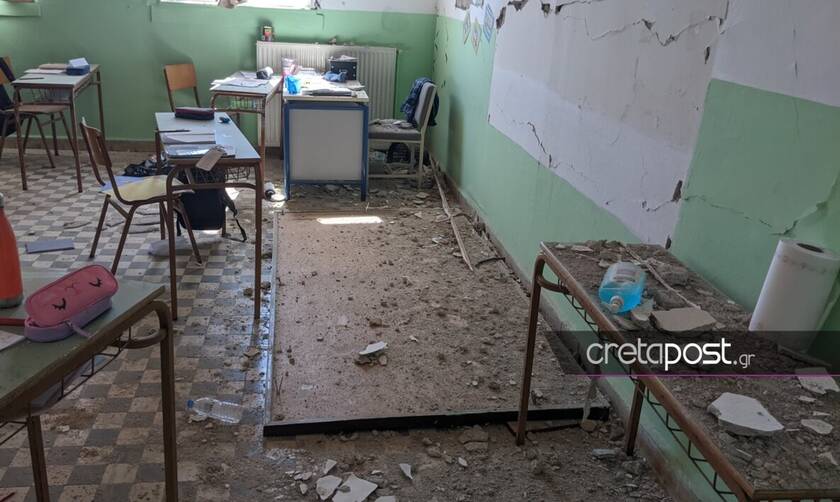 Αποκαρδιωτικές εικόνες στα σχολεία της Κρήτης