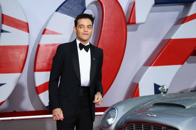 Ο Ράμι Μάλεκ στην πρεμιέρα της ταινίας James Bond - No Time to Die στο Λονδίνο