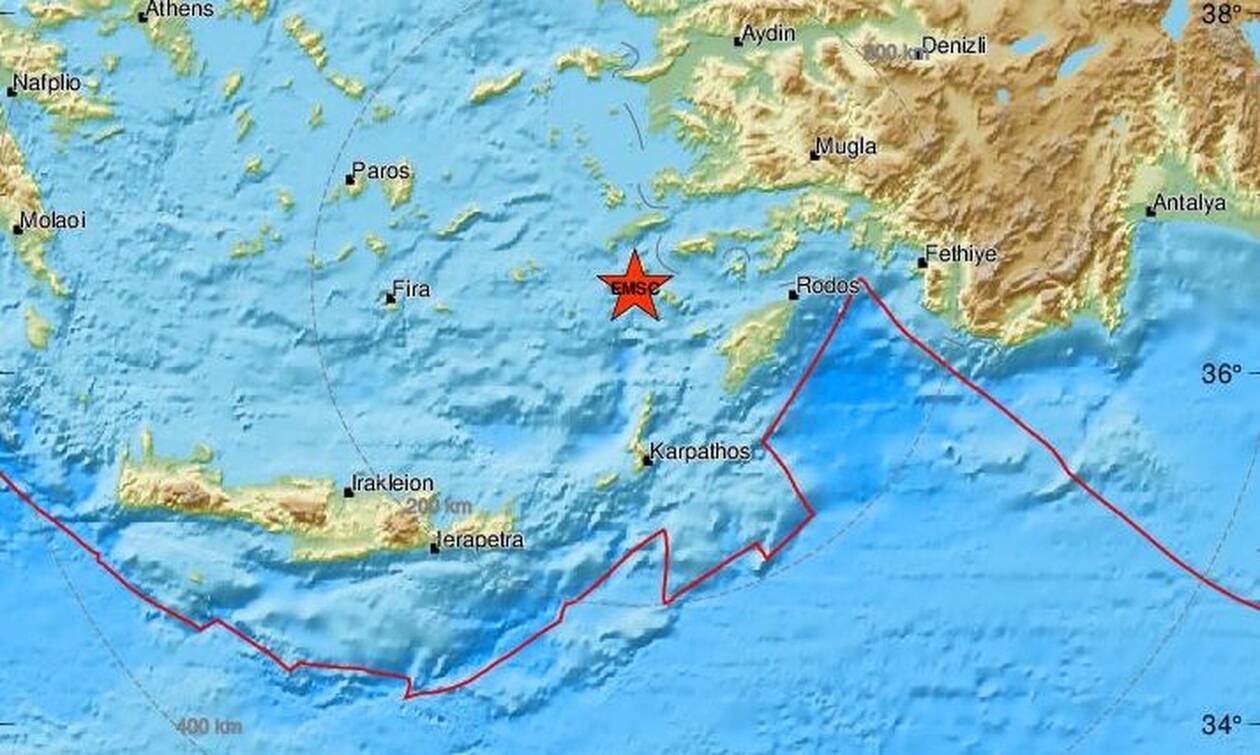 Σεισμός κοντά σε Τήλο και Νίσυρο - Αισθητός στα Δωδεκάνησα (pics)