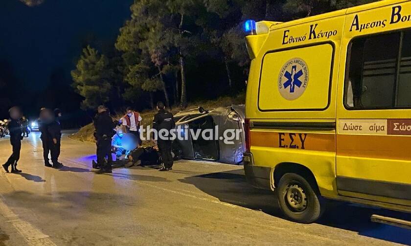 Θεσσαλονίκη: Άγρια καταδίωξη λαθροδιακινητών στον Περιφερειακό με δύο τραυματίες