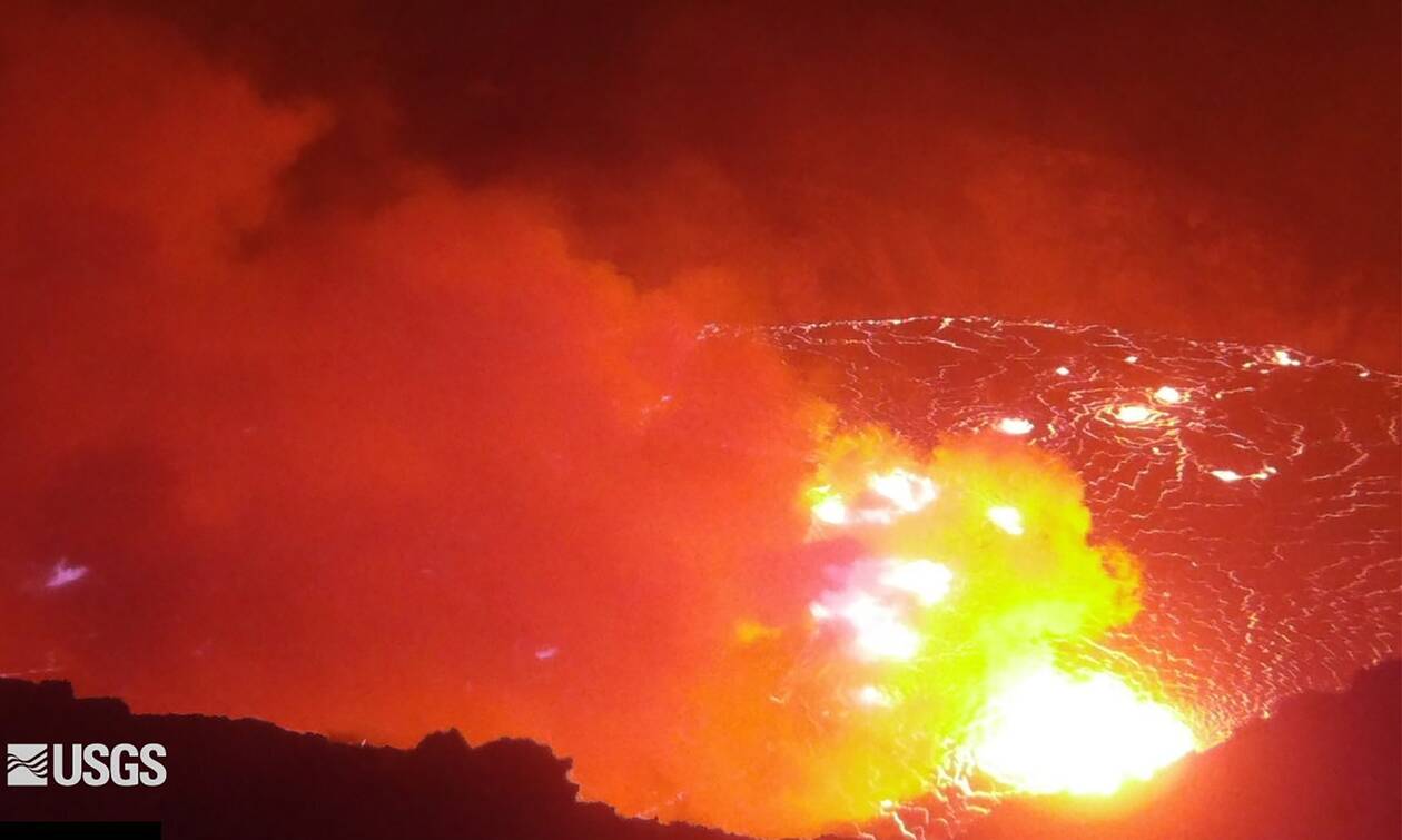 Χαβάη: «Ξύπνησε» πάλι το ηφαίστειο Κιλαουέα - Η συγκλονιστική στιγμή της έκρηξης