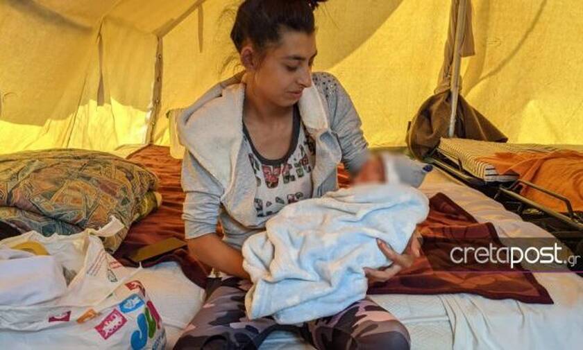 Σεισμός Κρήτη: Οικογένεια με βρέφος μόλις έξι ημερών ζει στις σκηνές