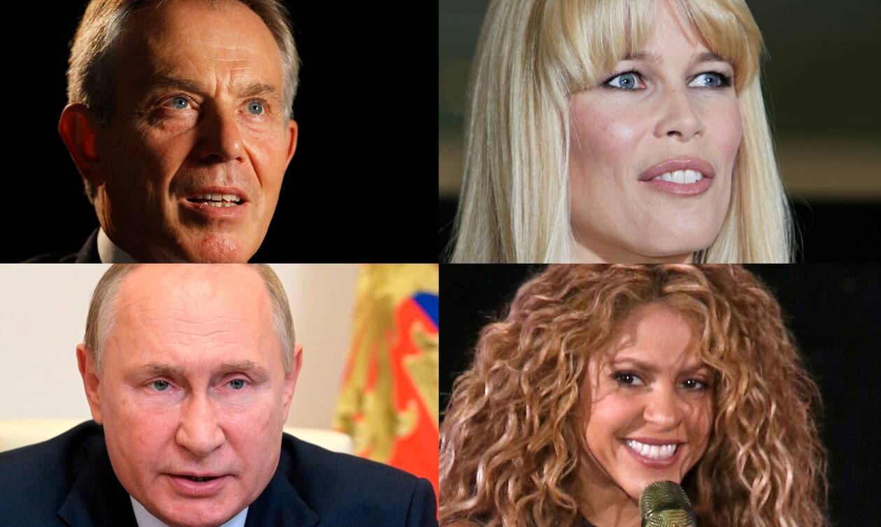 Pandora Papers: Πούτιν, Σακίρα και Κλόντια Σίφερ - Όλος ο κατάλογος που βάζει «φωτιά» στους ισχυρούς
