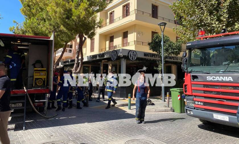 Ρεπορτάζ Newsbomb.gr: Φωτιά σε εστιατόριο στο Παλαιό Φάληρο