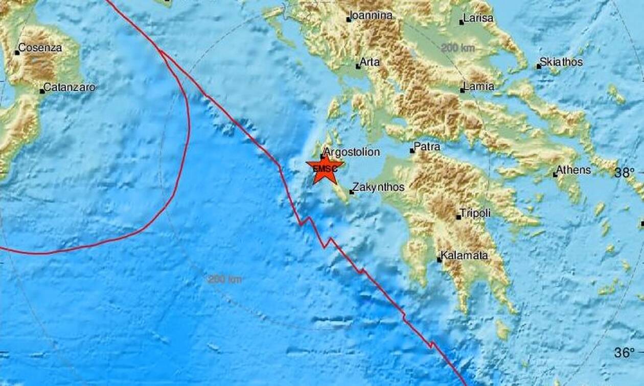Σεισμός ΤΩΡΑ κοντά στην Κεφαλονιά (pics)