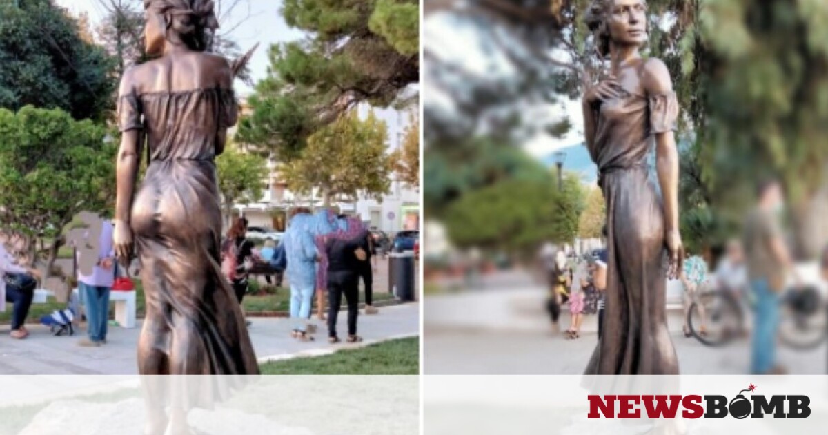 La statua di una donna sexy fa scalpore in Italia