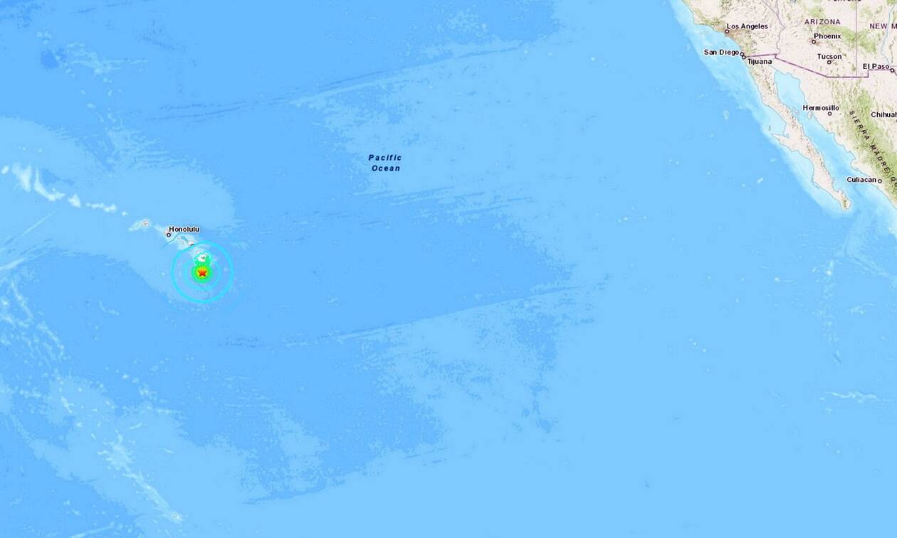 Ισχυρός σεισμός 6,2 Ρίχτερ στη Χαβάη