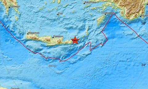 Σεισμός ανατολικά της Κρήτης (pics)