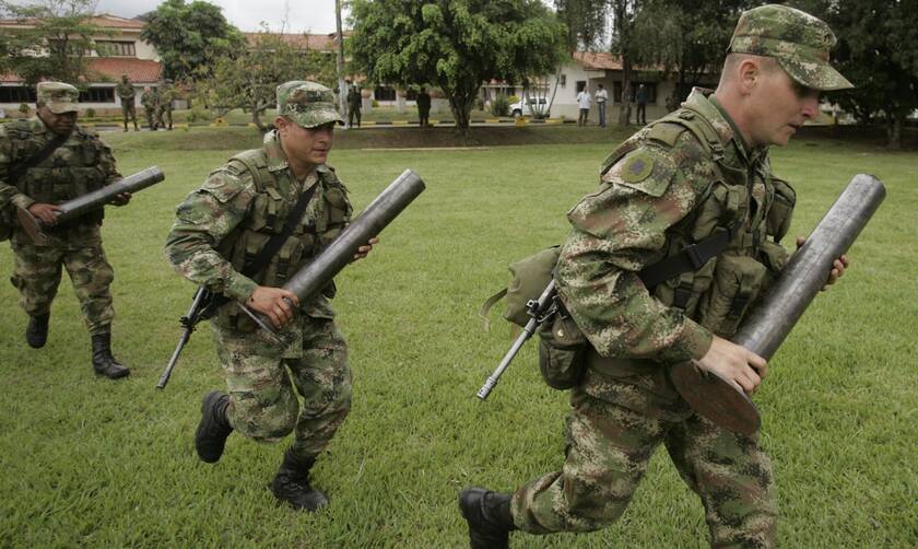 Στρατιώτες στην Κολομβία