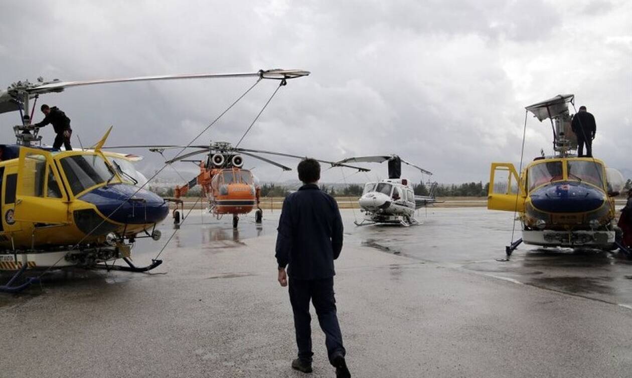 Αναχώρησαν τα τέσσερα ελικόπτερα πυρόσβεσης που εξασφάλισε η MYTILINEOS
