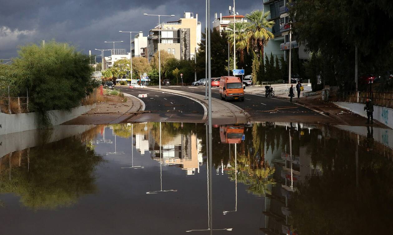 Κακοκαιρία «Μπάλλος»: Πάνω από 170 χιλιοστά βροχής έριξε σε περιοχές της Αθήνας