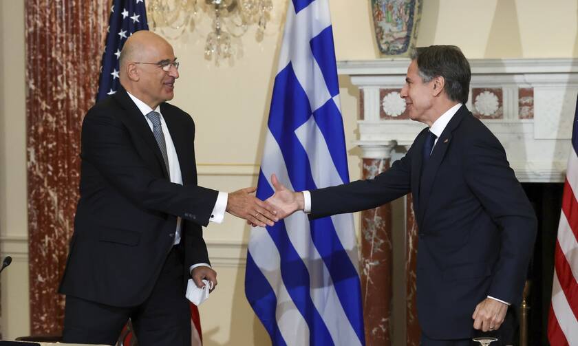 Δένδιας Μπλίνκερν ελληνοαμερικανική συμφωνία 