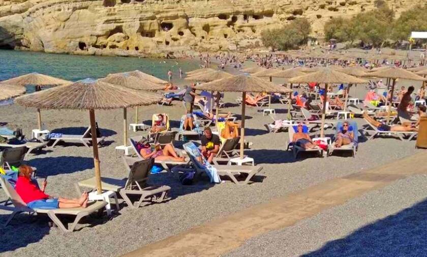 Απίστευτες εικόνες στην Κρήτη - Δεν «ξεκουνάει» το καλοκαίρι!