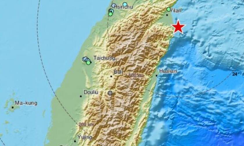 Σεισμός 6,2 ρίχτερ στην Ταϊβάν 