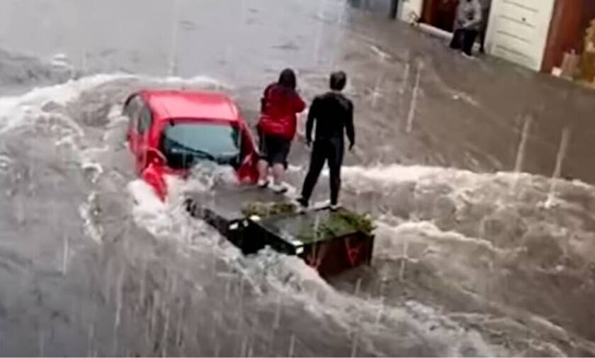 Πλημμύρες στη Σικελία